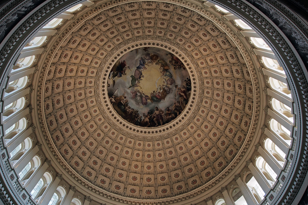 Ceiling of the United States Capitol rotunda