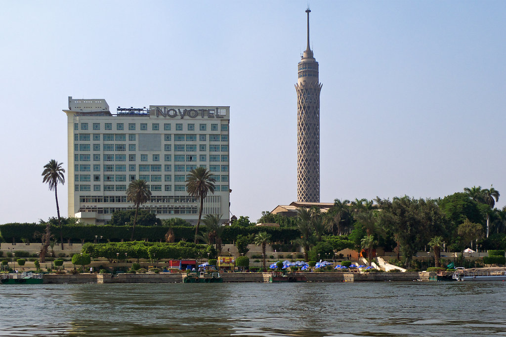 The Cairo Tower & the Novotel Cairo El Borg
